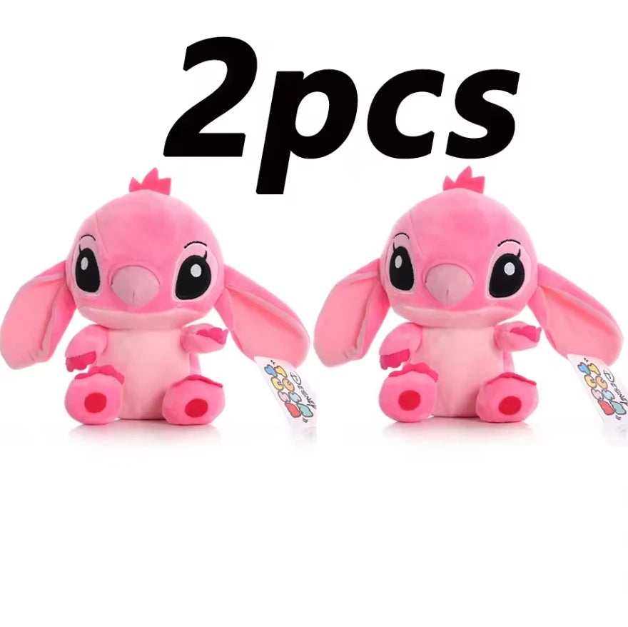 New Disney Cartoon Stitch Angel Scrump Plush Dolls Anime Toys Lilo & Stitch Stich Plush Stuffed Toys Children Birthday Gifts