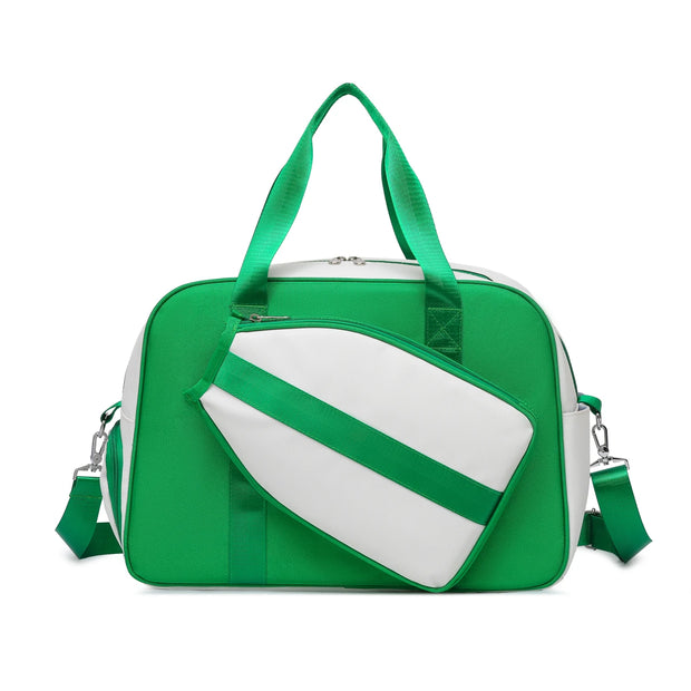 Pickleball Bag Large Capacity Wet-Dry Separation Racquet Paddle Storage Bag For Women Pickleball Handbag With Shoe Compartment