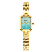 BERNY Gold Watch for Women Mini Square Exquisite Versatile Ladies Watch Luxury Fashion Jewelry Bracelet Wristwatch for Women