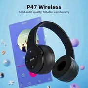 Head-mounted Bluetooth 5.0 Headsets Wireless Earphone 3.5MM Wired Headphones TF Card Foldable Noise Reduction For iPhone Xiaomi