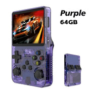 Open Source R36S Retro Handheld Video Game Console Linux System 3.5 Inch IPS Screen Portable Pocket Video Player 64GB 128G Games