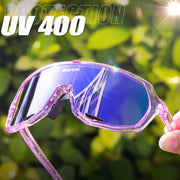 SCVCN New Outdoor Cycling Glasses Bike Sunglasses Men UV400 Eyewear Sports MTB Goggles Bicycle Women Riding Hiking Sunglasses