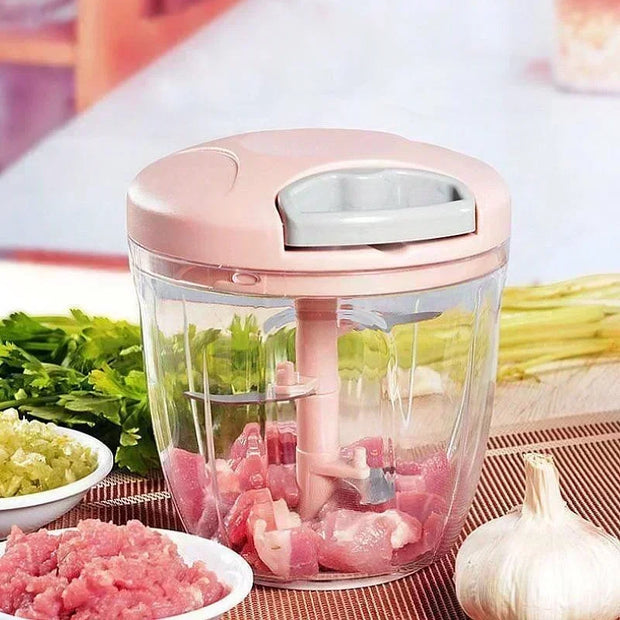Kitchen Householde Manual Garlic Press Multi-function Grinding Chopper Food Vegetables Cutter Meat Kitchen Gadgets Masher Tool