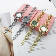 Light luxury fashion women's quartz watch, casual women's fashion bracelet watch, women's alloy watch can be customized