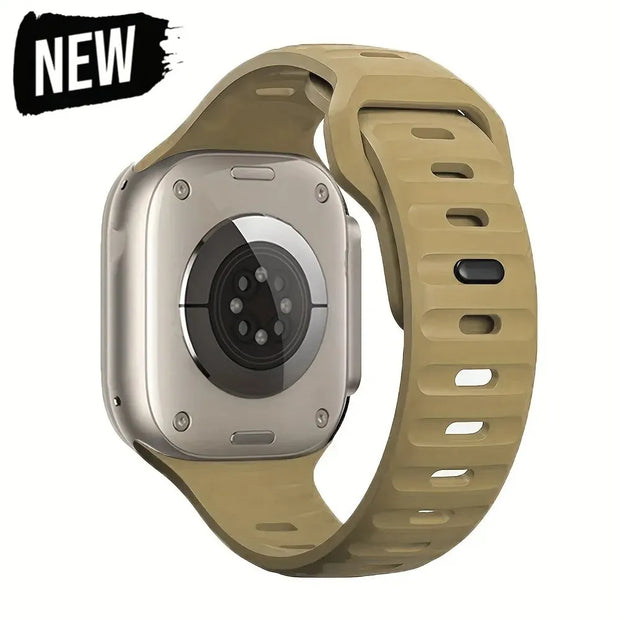 Soft Silicone Strap For Apple Watch Band Ultra 49mm 44mm 45mm 42mm 41mm 42mm 38mm Sport Watchband IWatch Serise 9 8 7 6 Bracelet