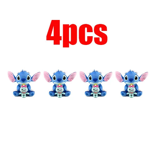New Disney Cartoon Stitch Angel Scrump Plush Dolls Anime Toys Lilo & Stitch Stich Plush Stuffed Toys Children Birthday Gifts