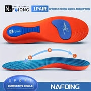 1 Pair New Sports Elasticity Insoles Elasticity Shock Absorption Breathable Running Insoles