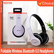 Head-mounted Bluetooth 5.0 Headsets Wireless Earphone 3.5MM Wired Headphones TF Card Foldable Noise Reduction For iPhone Xiaomi