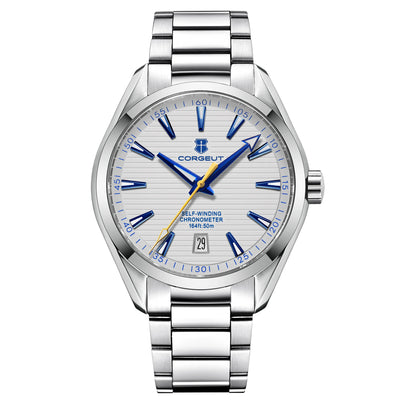 Luxury NH35 Movt 41mm Man Sport Automatic Relogio Masculino Mechanical Wristwatch Sapphire Steel Band Men's Watch.