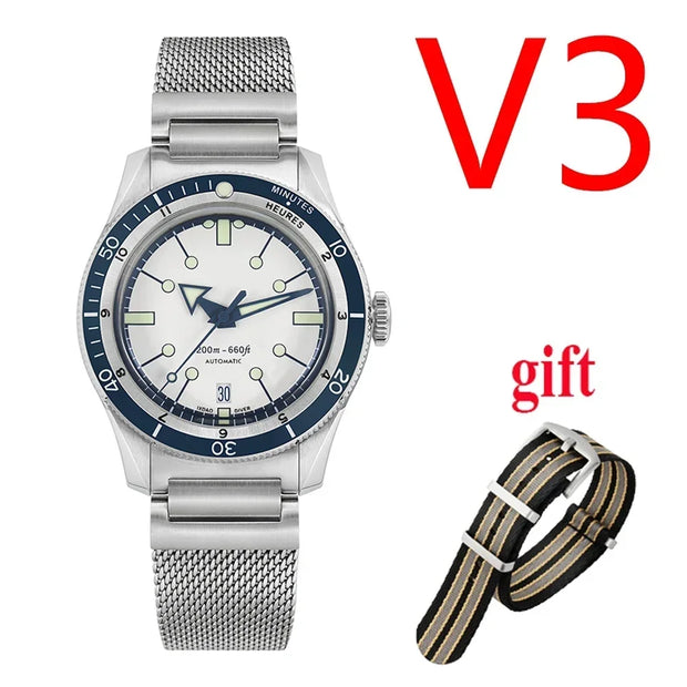 2025 NEW IX&DAO IPOSE 5303 Watch GMT Men Automatic Mechanical Men Watches 40mm Sport Casual AR Coating C3 Diving Reloj Hombre