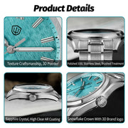 Watchdives WD0003B ‌Quartz Watches ‌VH31 Movement Aventurine Dial Watch 100m Waterproof Sapphire Crystal 36mm Vintage Watch