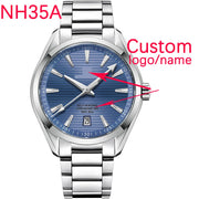 Luxury NH35 Movt 41mm Man Sport Automatic Relogio Masculino Mechanical Wristwatch Sapphire Steel Band Men's Watch.