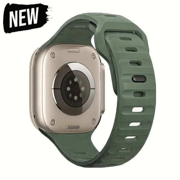 Soft Silicone Strap For Apple Watch Band Ultra 49mm 44mm 45mm 42mm 41mm 42mm 38mm Sport Watchband IWatch Serise 9 8 7 6 Bracelet