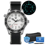 Watchdives WD007 V3 Mens Watches NH35 Automatic Movement Nylon Strap Watch 200m Waterproof Mechanical Watches with Gift Box