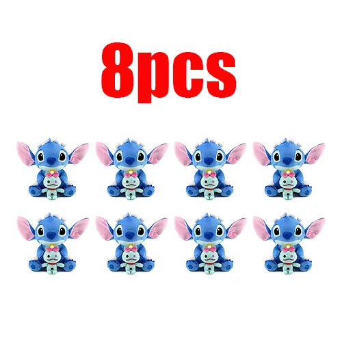 New Disney Cartoon Stitch Angel Scrump Plush Dolls Anime Toys Lilo & Stitch Stich Plush Stuffed Toys Children Birthday Gifts
