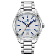 Luxury NH35 Movt 41mm Man Sport Automatic Relogio Masculino Mechanical Wristwatch Sapphire Steel Band Men's Watch.