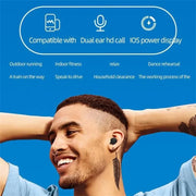 TWS A6S Headset Wireless Earphones Bluetooth Headphones Sport LED Display Touch Stereo Fone Bluetooth Earbuds for Xiaomi Huawei