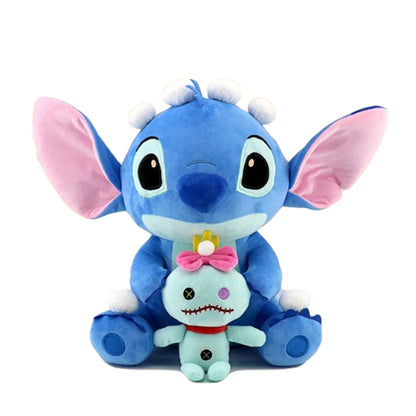 New Disney Cartoon Stitch Angel Scrump Plush Dolls Anime Toys Lilo & Stitch Stich Plush Stuffed Toys Children Birthday Gifts