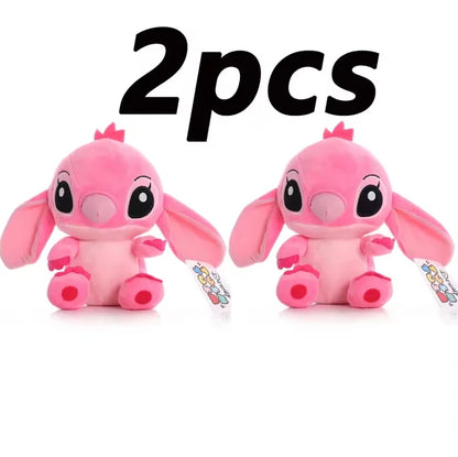 New Disney Cartoon Stitch Angel Scrump Plush Dolls Anime Toys Lilo & Stitch Stich Plush Stuffed Toys Children Birthday Gifts