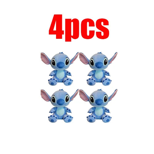 New Disney Cartoon Stitch Angel Scrump Plush Dolls Anime Toys Lilo & Stitch Stich Plush Stuffed Toys Children Birthday Gifts