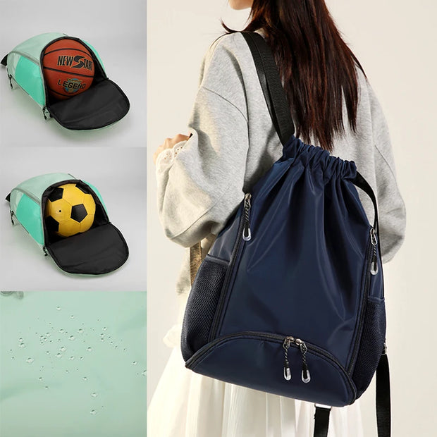 Sport Gym Bag Backpack Women Camping Football Basketball New Nylon Waterproof Backpack Large Female Weekend Travel Backpacks