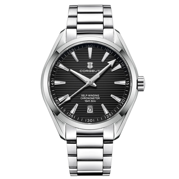 Luxury NH35 Movt 41mm Man Sport Automatic Relogio Masculino Mechanical Wristwatch Sapphire Steel Band Men's Watch.