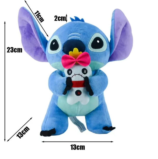 New Disney Cartoon Stitch Angel Scrump Plush Dolls Anime Toys Lilo & Stitch Stich Plush Stuffed Toys Children Birthday Gifts