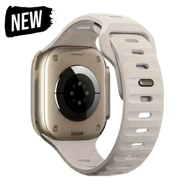 Soft Silicone Strap For Apple Watch Band Ultra 49mm 44mm 45mm 42mm 41mm 42mm 38mm Sport Watchband IWatch Serise 9 8 7 6 Bracelet