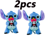 New Disney Cartoon Stitch Angel Scrump Plush Dolls Anime Toys Lilo & Stitch Stich Plush Stuffed Toys Children Birthday Gifts