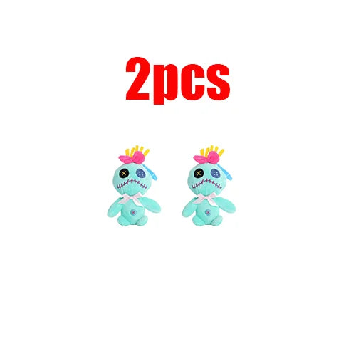 New Disney Cartoon Stitch Angel Scrump Plush Dolls Anime Toys Lilo & Stitch Stich Plush Stuffed Toys Children Birthday Gifts