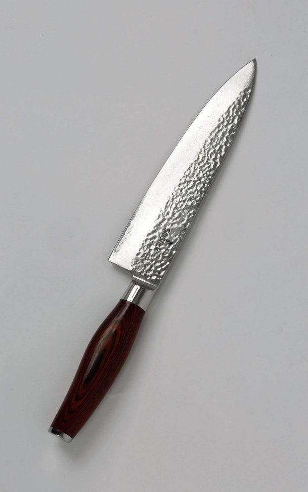 Damascus VG10 Chef Knife - Hammered Blade