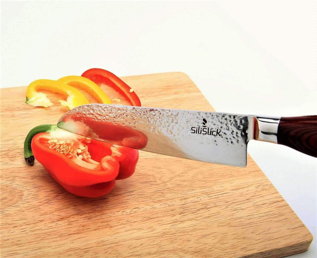 Damascus VG10 Santoku Knife – 7.25" High Carbon Japanese Blade