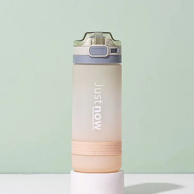 600ml Water Bottles Fashion Water Bottle with Straw BPA Free Portable Outdoor Sport Cute Drinking Plastic Bottles Eco-Friendly-8