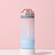 600ml Water Bottles Fashion Water Bottle with Straw BPA Free Portable Outdoor Sport Cute Drinking Plastic Bottles Eco-Friendly-7