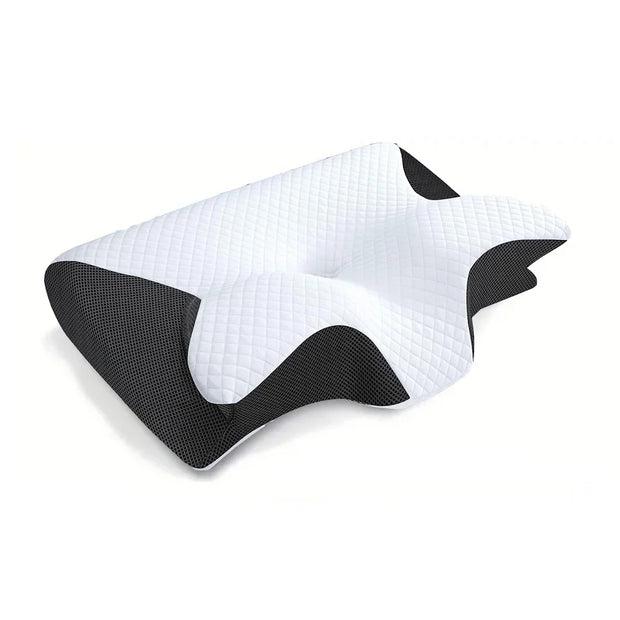 Ergonomic cotton snack pillow with comfortable sleeping design, soft and lightweight, perfect for side, back and abdominal sleep