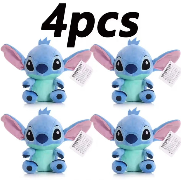 New Disney Cartoon Stitch Angel Scrump Plush Dolls Anime Toys Lilo & Stitch Stich Plush Stuffed Toys Children Birthday Gifts