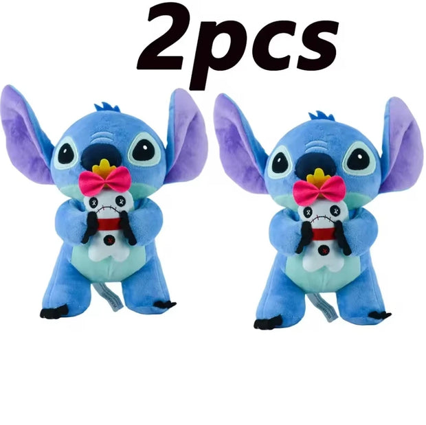 New Disney Cartoon Stitch Angel Scrump Plush Dolls Anime Toys Lilo & Stitch Stich Plush Stuffed Toys Children Birthday Gifts