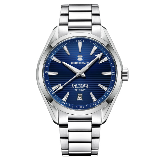 Luxury NH35 Movt 41mm Man Sport Automatic Relogio Masculino Mechanical Wristwatch Sapphire Steel Band Men's Watch.