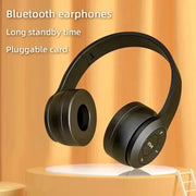 Head-mounted Bluetooth 5.0 Headsets Wireless Earphone 3.5MM Wired Headphones TF Card Foldable Noise Reduction For iPhone Xiaomi