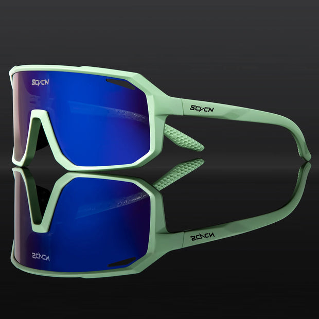 SCVCN New Outdoor Cycling Glasses Bike Sunglasses Men UV400 Eyewear Sports MTB Goggles Bicycle Women Riding Hiking Sunglasses