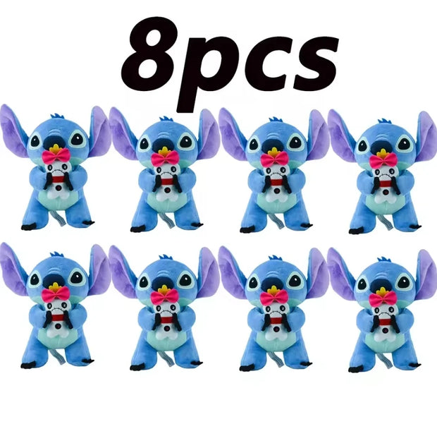 New Disney Cartoon Stitch Angel Scrump Plush Dolls Anime Toys Lilo & Stitch Stich Plush Stuffed Toys Children Birthday Gifts