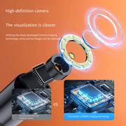 7.0MM TYPE-C Endoscope Camera IP67 Waterproof 6 LEDs Adjustable USB Android Flexible Inspection Borescope Cameras for Phone PC