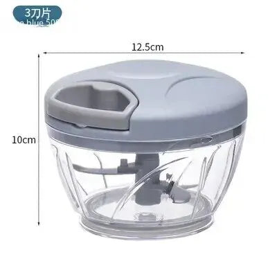 Kitchen Householde Manual Garlic Press Multi-function Grinding Chopper Food Vegetables Cutter Meat Kitchen Gadgets Masher Tool