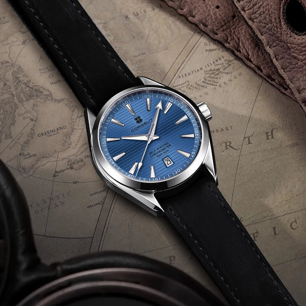 Luxury NH35 Movt 41mm Man Sport Automatic Relogio Masculino Mechanical Wristwatch Sapphire Steel Band Men's Watch.