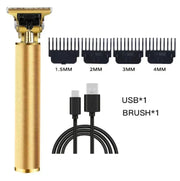 T9 Vintage Cordless Hair Cutting Machine - Professional Barber Trimmer for Men Beard Shaving for Shavers with Lightweight Design