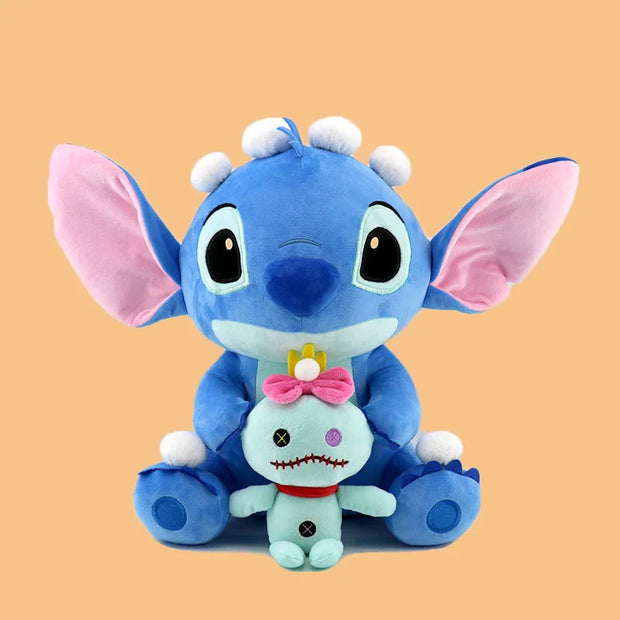 New Disney Cartoon Stitch Angel Scrump Plush Dolls Anime Toys Lilo & Stitch Stich Plush Stuffed Toys Children Birthday Gifts