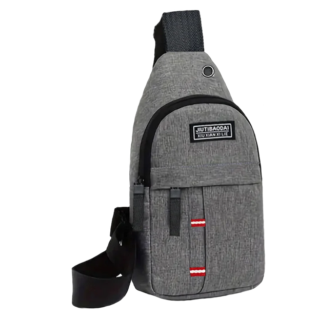 Men's and women's adjustable breast pockets, single-shoulder diagonal cross Oxford fabric breast pockets