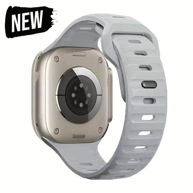 Soft Silicone Strap For Apple Watch Band Ultra 49mm 44mm 45mm 42mm 41mm 42mm 38mm Sport Watchband IWatch Serise 9 8 7 6 Bracelet