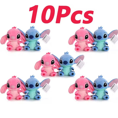 New Disney Cartoon Stitch Angel Scrump Plush Dolls Anime Toys Lilo & Stitch Stich Plush Stuffed Toys Children Birthday Gifts