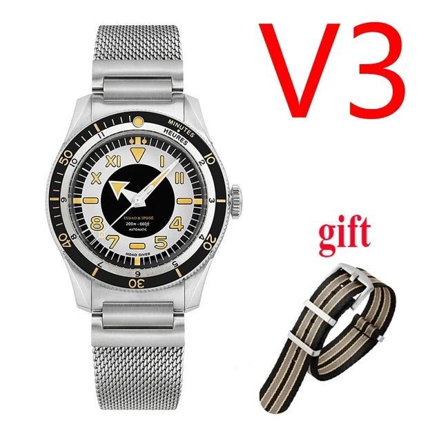 2025 NEW IX&DAO IPOSE 5303 Watch GMT Men Automatic Mechanical Men Watches 40mm Sport Casual AR Coating C3 Diving Reloj Hombre